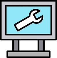 IT Helpdesk Vector Icon Design