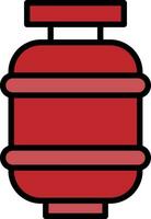 Gas bottle Vector Icon Design