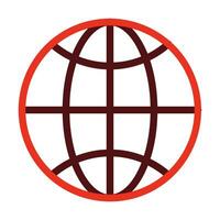 Global Vector Thick Line Two Color Icons For Personal And Commercial Use.