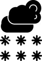 Snow Vector Icon Design