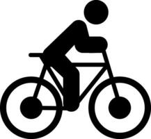 diseño de icono de vector de ciclismo