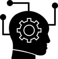 diseño de icono de vector de inteligencia artificial