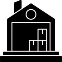 Warehouse Vector Icon Design