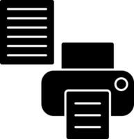 Printer Setup Vector Icon Design