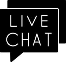 Live Chat Vector Icon Design