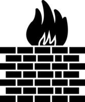 Firewall Configuration Vector Icon Design