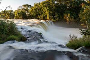 waterfall called Salto do rio apore photo