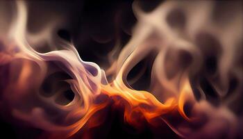 Smok texture of trendy abstract background. Creative flowing dynamic smoky wave. Generative ai photo