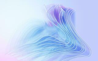 Gradient multilayer glass background, 3d rendering. photo