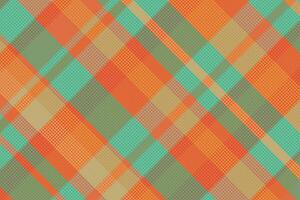 Tartan plaid pattern with texture and coffee color. vector