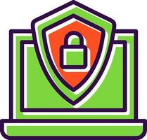 System Security Vector Icon Design