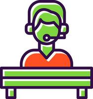 Help Desk Vector Icon Design