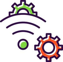 Wireless Network Setup Vector Icon Design