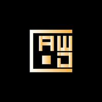 AWD letter logo vector design, AWD simple and modern logo. AWD luxurious alphabet design
