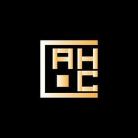 AHC letter logo vector design, AHC simple and modern logo. AHC luxurious alphabet design