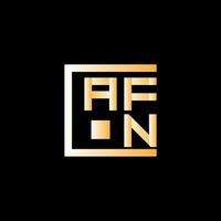 AFN letter logo vector design, AFN simple and modern logo. AFN luxurious alphabet design