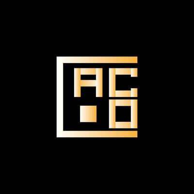 ACO letter logo vector design, ACO simple and modern logo. ACO luxurious alphabet design