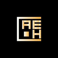 aeh letra logo vector diseño, aeh sencillo y moderno logo. aeh lujoso alfabeto diseño