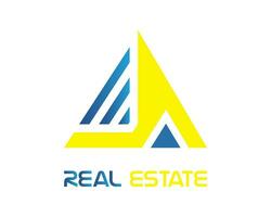 diseño de logotipo inmobiliario profesional vector