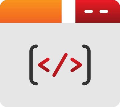 codificación vector icono diseño
