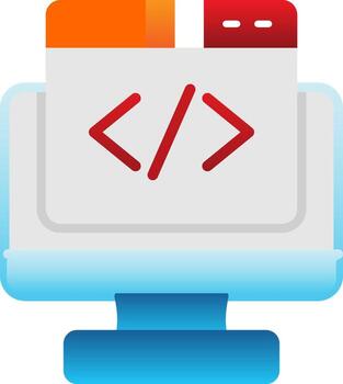 codificación vector icono diseño