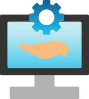 Software Support Vector Icon Design