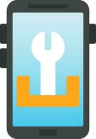 App Troubleshooting Vector Icon Design
