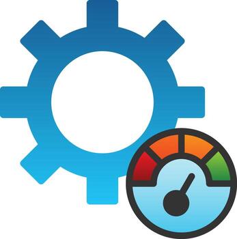 Performance Optimization Vector Icon Design
