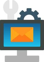 Email Troubleshooting Vector Icon Design