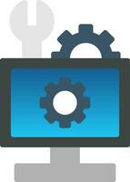 Hardware Troubleshooting Vector Icon Design