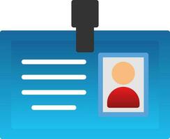 Id card Vector Icon Design