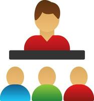 Seminar Vector Icon Design