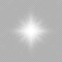 Light effect of lens flares vector