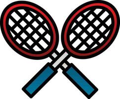 Tennis racket Vector Icon Design