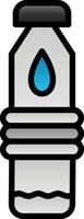 Water bottle Vector Icon Design