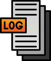 System Logs Vector Icon Design
