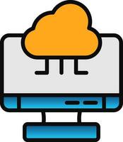 Cloud Computing Vector Icon Design