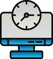 diseño de icono de vector de reloj