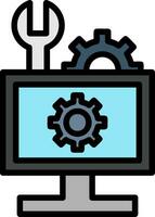 Hardware Troubleshooting Vector Icon Design