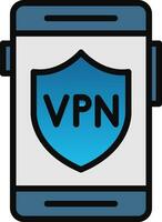 diseño de icono de vector vpn