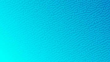 Blue Turing reaction gradient background. Abstract diffusion pattern with chaotic shapes. Vector illustration.