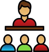 Seminar Vector Icon Design