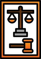 Law Vector Icon Design