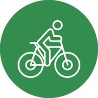 Cycling Vector Icon Design