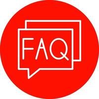 FAQ Vector Icon Design