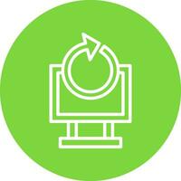 Data Recovery Vector Icon Design