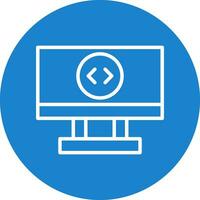 Remote Desktop Vector Icon Design