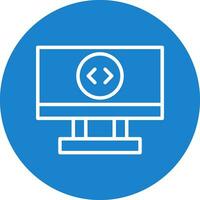 Remote Desktop Vector Icon Design