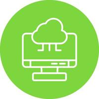 Cloud Computing Vector Icon Design