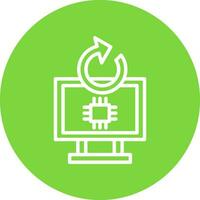 Hardware Upgrade Vector Icon Design
